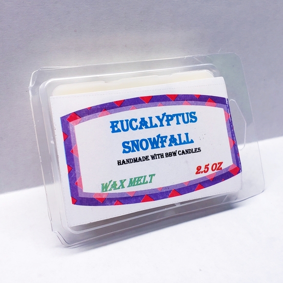 EUCALYPTUS SNOWFALL -Bath & Body Works Candle Wax Melts- $8 per pack - Picture 5 of 9